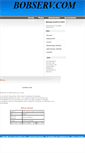 Mobile Screenshot of bobserv.com